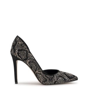 Prizma D'Orsay Pump in Black Leopard Sparkle