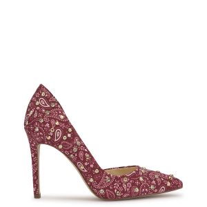 Prizma D'Orsay Pump in Red Bandana