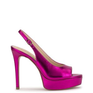Sibilla High Heel in Bright Fuchsia
