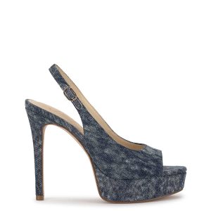 Sibilla High Heel in Shadow Blue