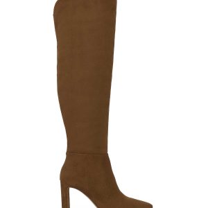 Simmona Over the Knee Boot in Safari Brown