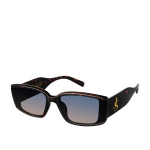 Modern Rectangular Sunglasses in Tortoise