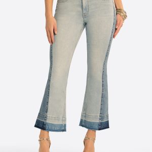 JS Jessica Simpson Plano Ankle Flare Jean in Edgewater