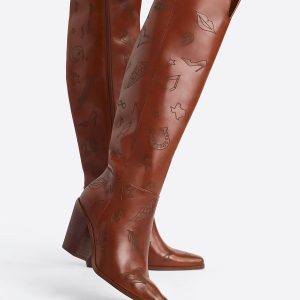 Jessica Simpson 2.0 Ravyn Icon Print Boot in Dark Canyon