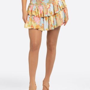 Two Tier Ruffle Skirt in Scene Stealer