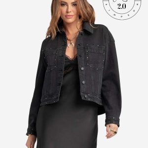 Jessica Simpson 2.0 Trucker Jacket in Luminous