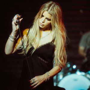 Jessica Simpson 2.0 Bias Dress in Black